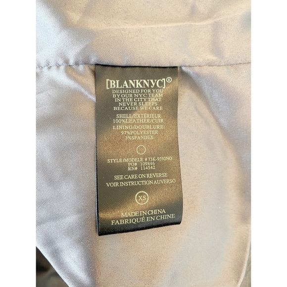 BlankNYC Gray Suede Leather
Asymmetrical Moto Jacket New Size XS - Picture 12 of 14